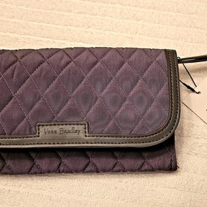 Vera Bradley Trimmed Wristlet Carbon Grey D